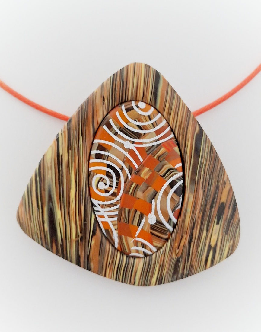 Halssieraad hanger Oranje