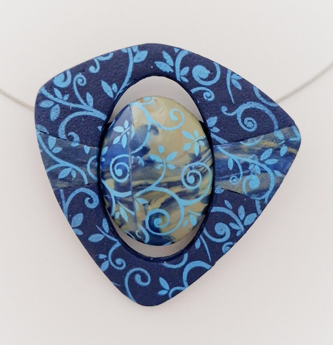 Halssieraad hanger Jugendstil 3