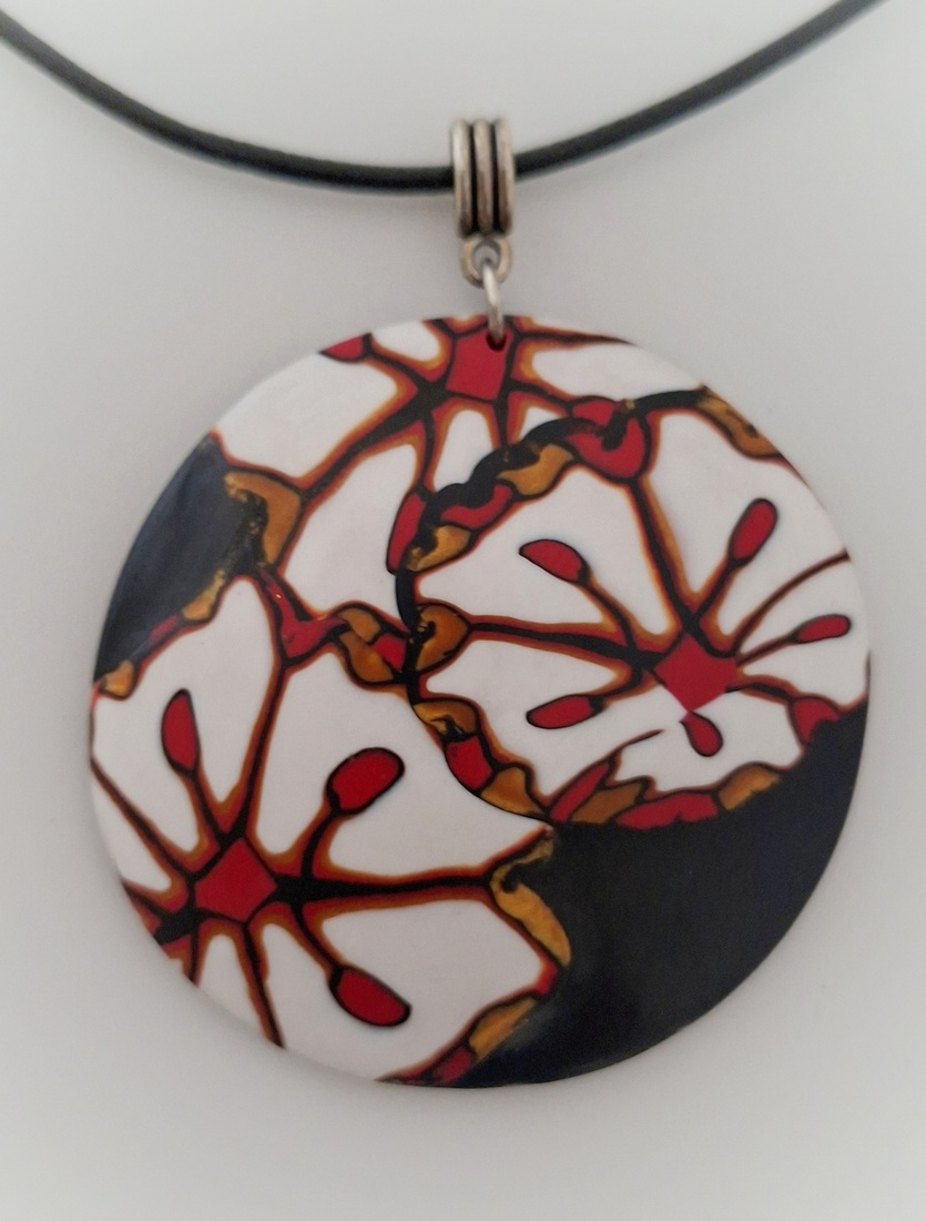 Halssieraad hanger Bloem