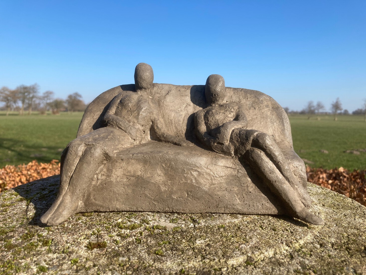 Uitgeteld op de bank