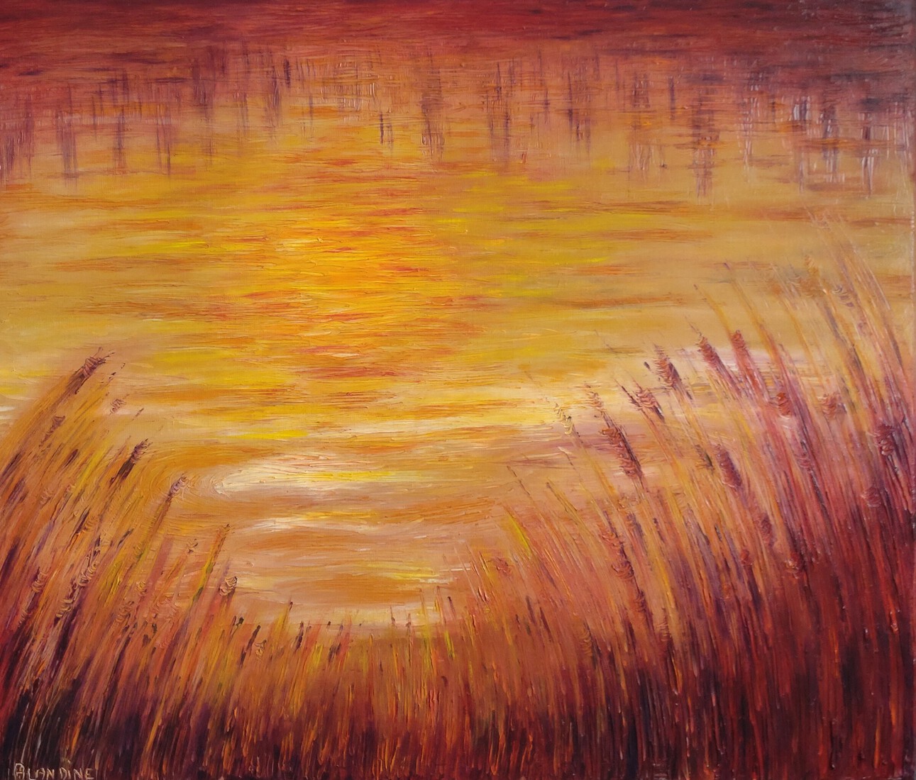 Zon spiegeling 