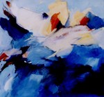 Abstraheren van de werkelijkheid of is het de geest die abstracties omzet in werkelijkheid, gemanifesteerd in verf op doek?