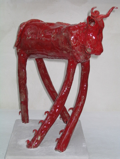 Stier met buiging