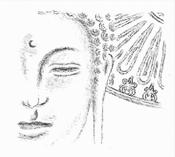 Buddha face 1