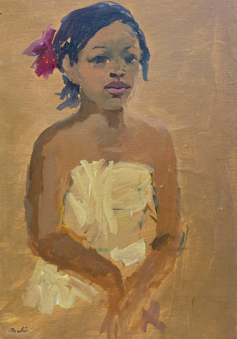 Portret van Balinees meisje 