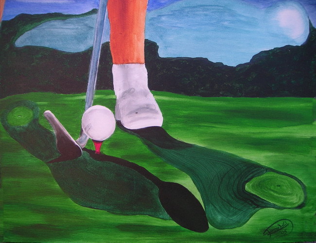 surreal golf