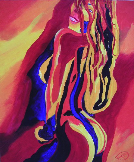 Woman shoulder