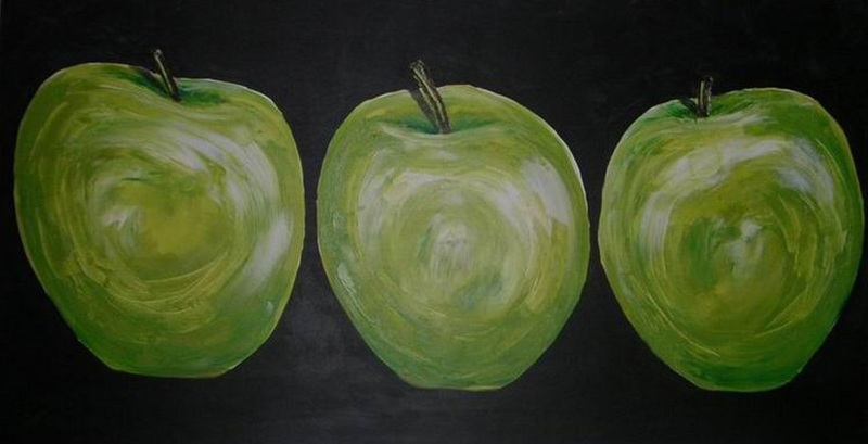3 apples