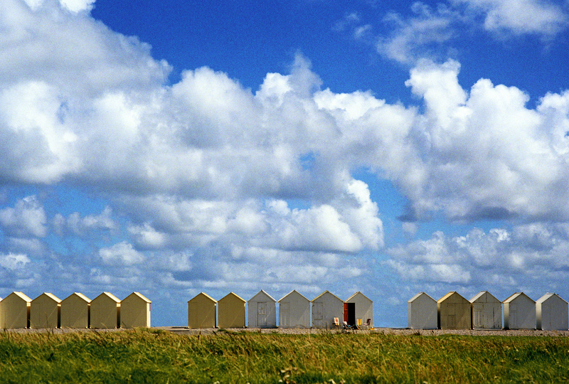 Strandhuisjes in Cayeux-Sur-Mer