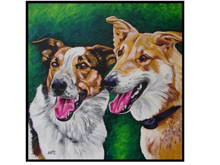 the dogs