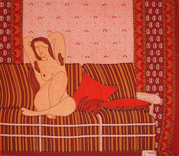NUDE ON SOFA