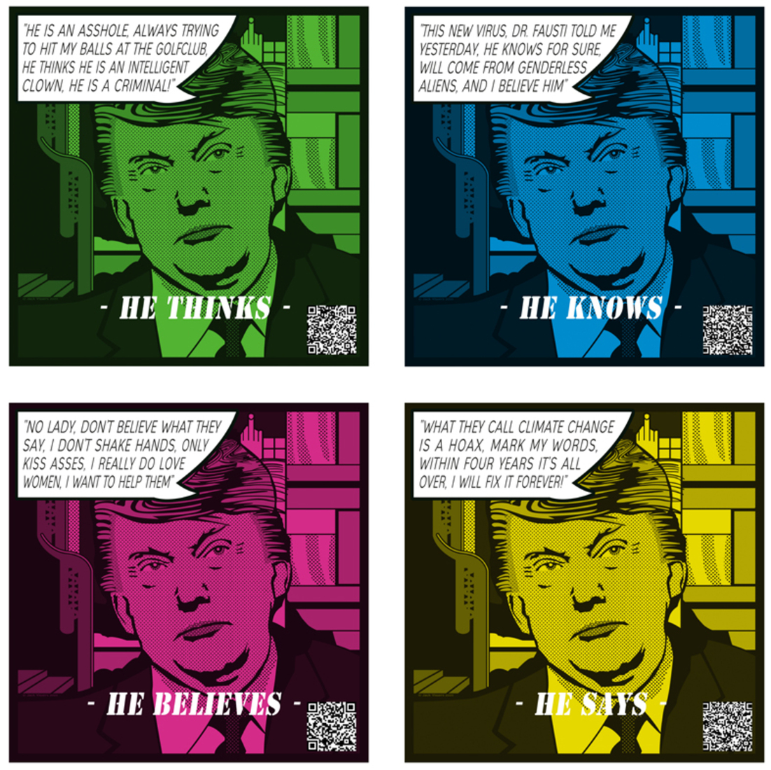 He Thinks - He Knows - He Believes - He Says