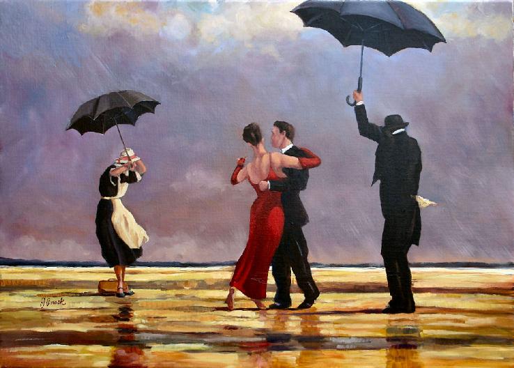 dansen op het strand