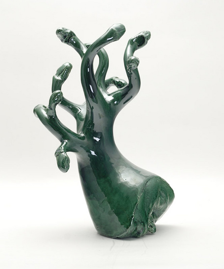 werktitel; groen hoofd