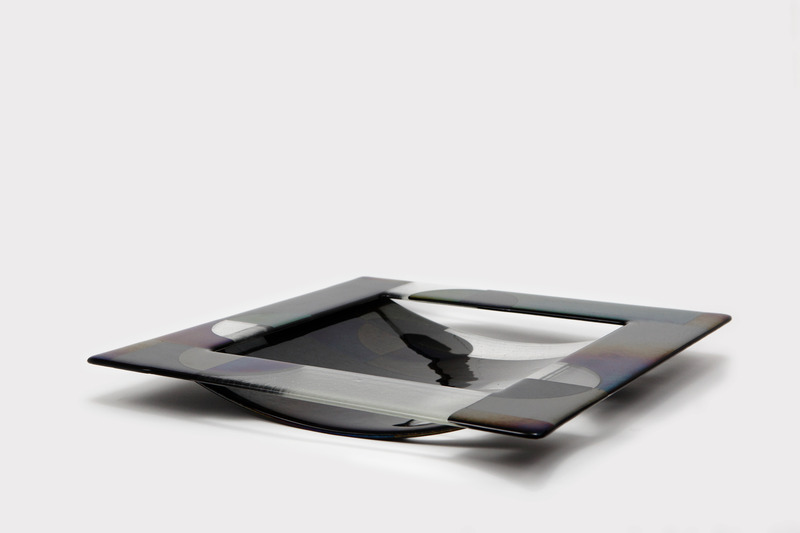 Schaal vierkant naturel