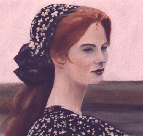 vrouw in veld (fragment)