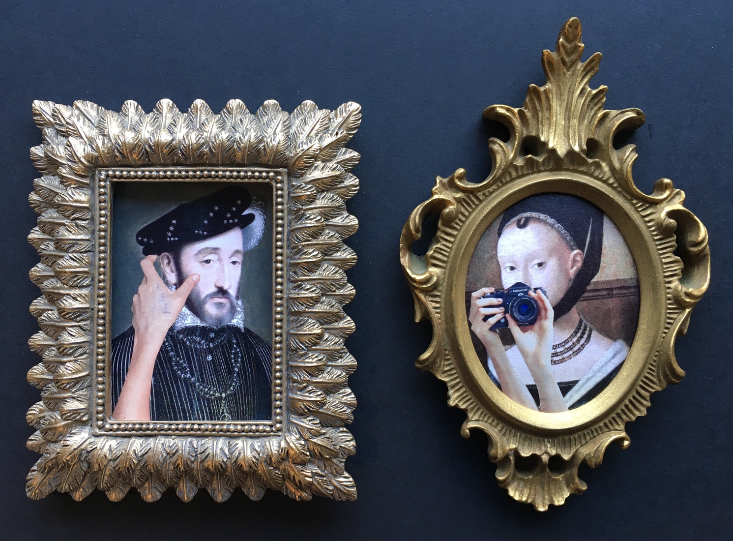 The model and the photographer.