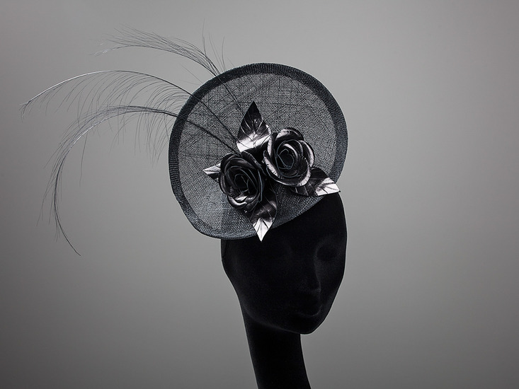 Sinamay fascinator (024)