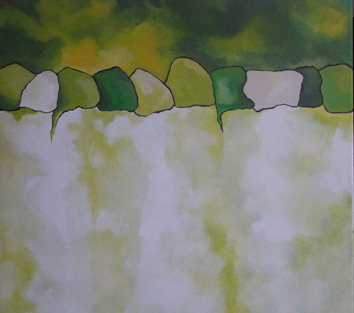 landschap in groen - voorjaar