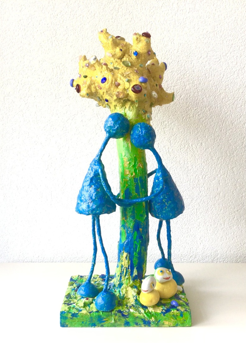 Een met energie met boom