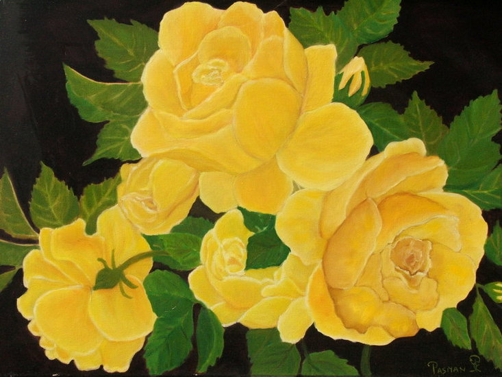 yellow roses