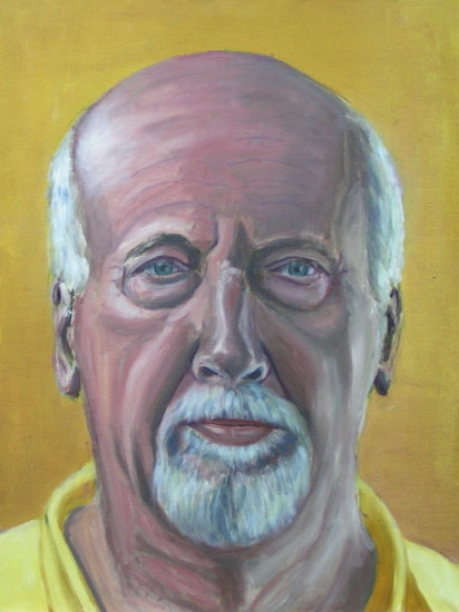 Zelfportet uitvergroot