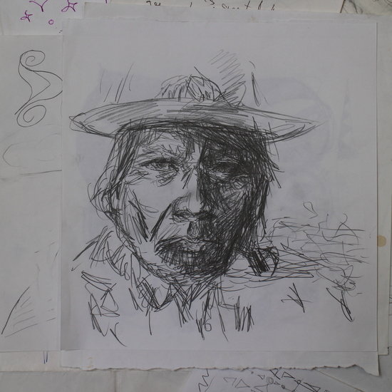schets Sitting Bull