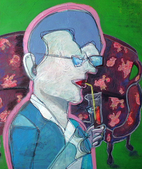 Ranja met een rietje.