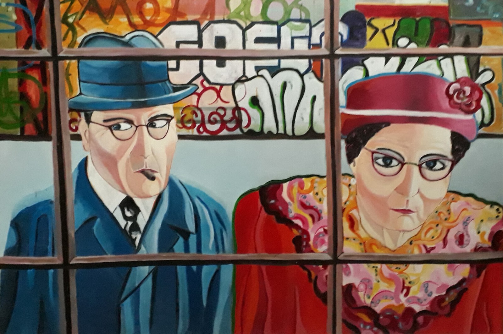 Gluren bij de buren.