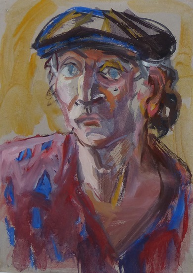 portret van schilder Niels Hamel