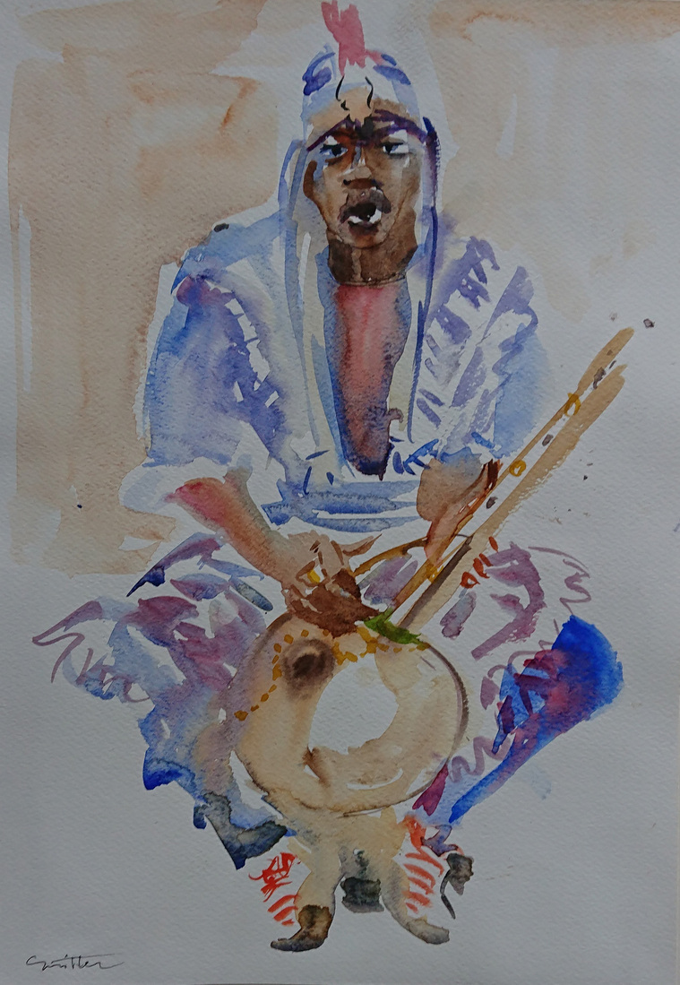 Afrikaanse zanger muzikant II