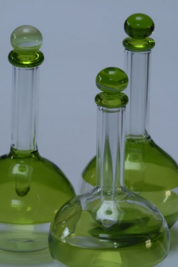 parfum flesjes bol - groen