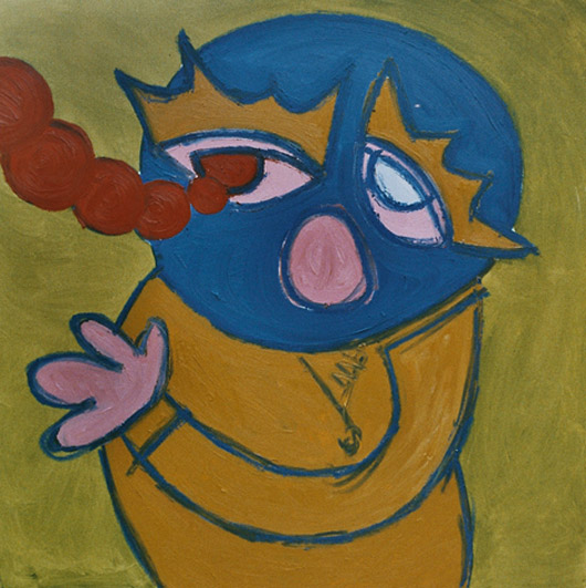The boy with the torn in his eye