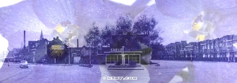 Double Exposure Belcrum 1 - Old Gas Station Terheijdenseweg