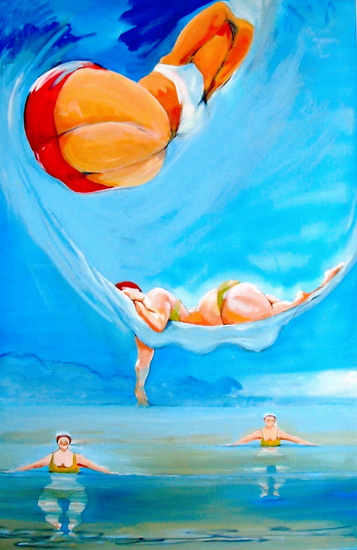 tussen lucht en water