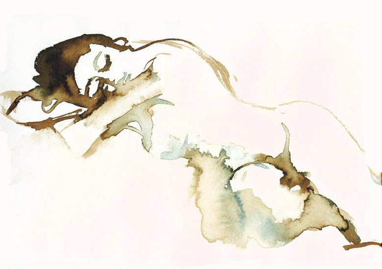 reclining woman