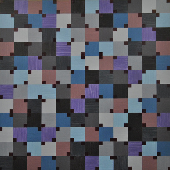 Herman van der Poll - geo-Chao147 ( Acryl/Olieverf op linnen)