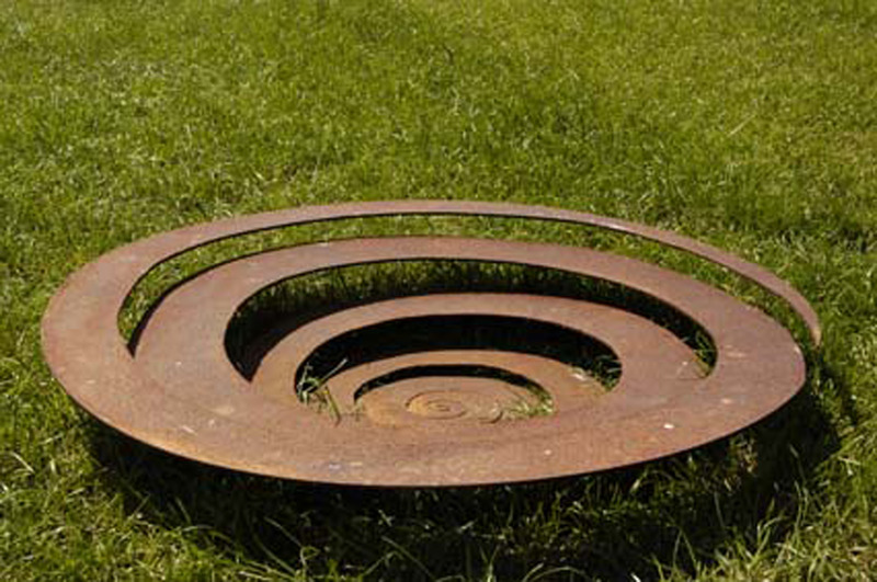 William van de Velde - Spiraalschaal ( Cortenstalen plaat)