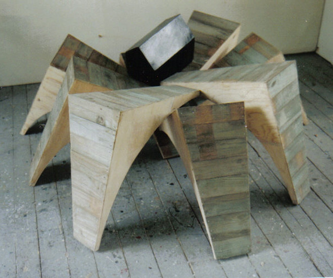 Henk Oelen - Verschuiving ( Hout )