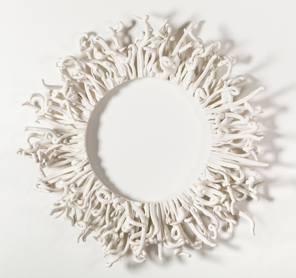 Paul Melenhorst - Swirl ( Pvc afgewerkt met Polyester (textielverharder) en cellulosepoeder)