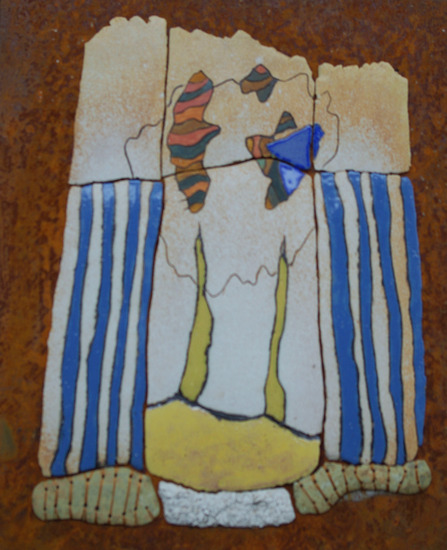 Wille Boudewijn - Keramiek tableau