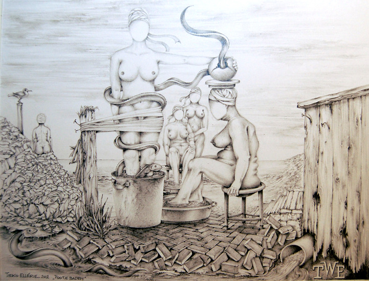 Tieko Ellérie - Potlood tekeningen