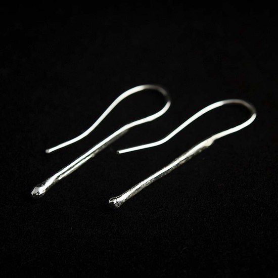 Zilveren oorhangers