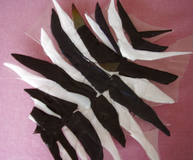 Schaal met zebra motief