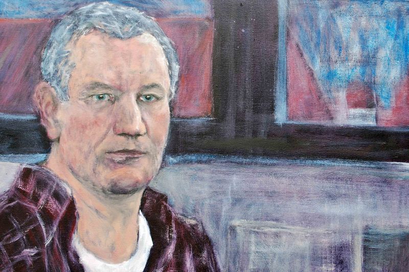 While Snowflakes Fall - Selfportrait