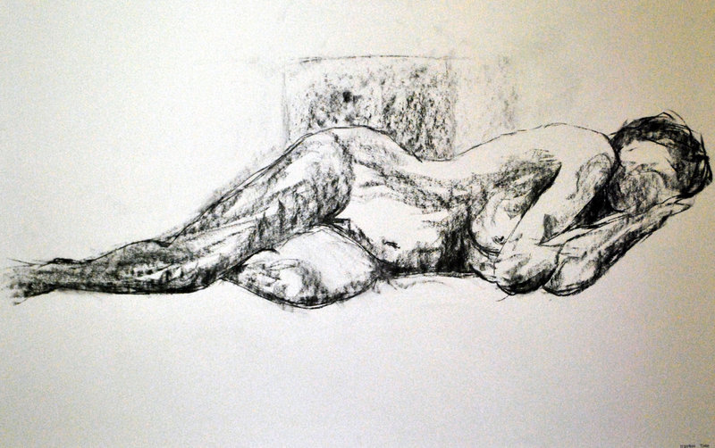 Tinne B - Asleep on Crossed Arms