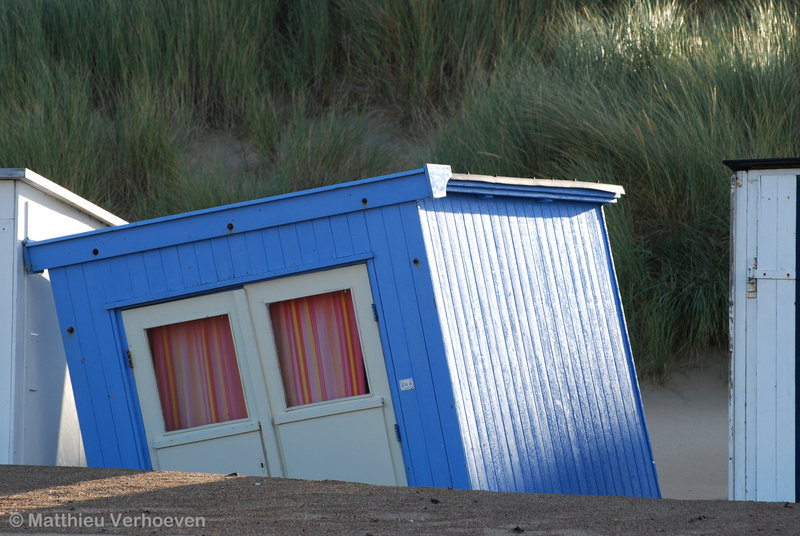strandhuisje aan zee