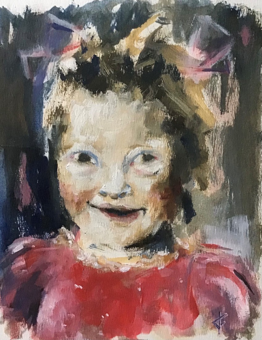 Meisje met Down syndroom