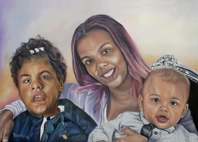 Een hecht gezinnetje