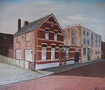 olieverf op doek ,afmeting 60 cm. bij 40 cm.